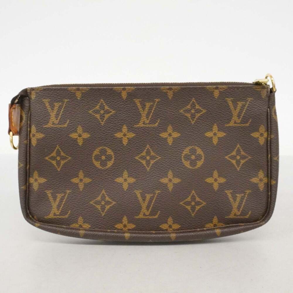 LOUIS VUITTON Brown Monogram Pochette Pouch - Picture 8 of 8
